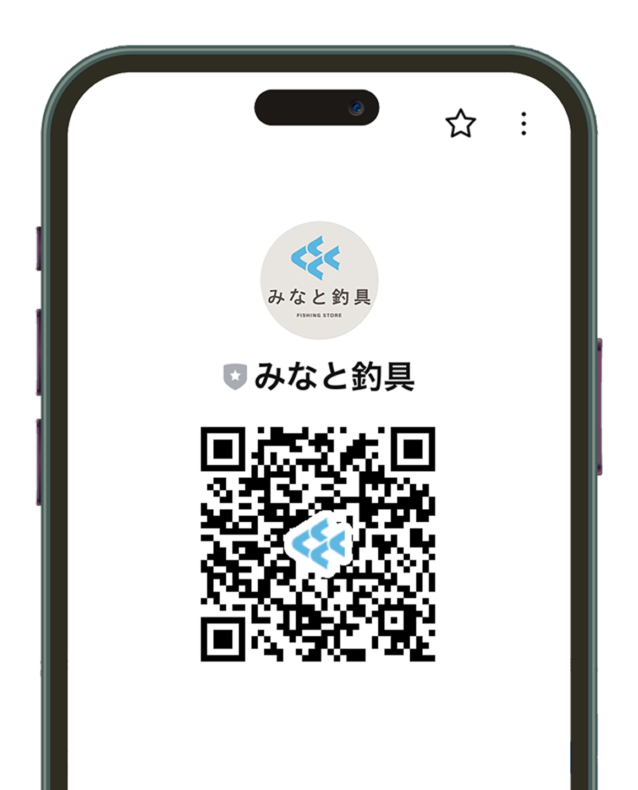 みなと釣具 LINEQRコード