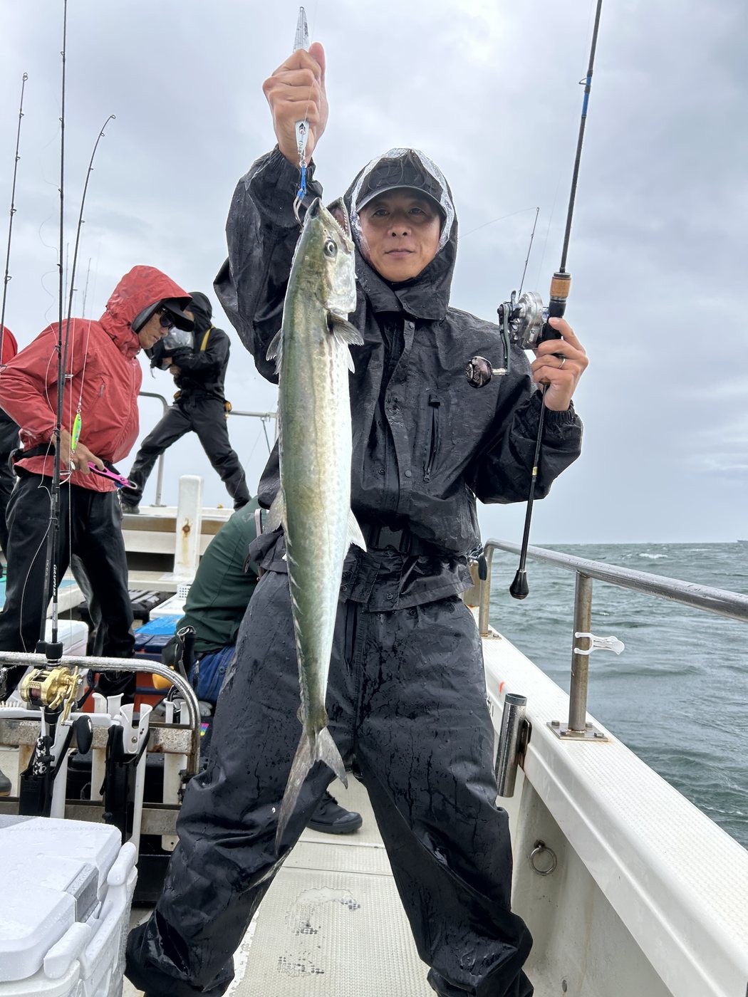 雨の中で釣り上げた1本